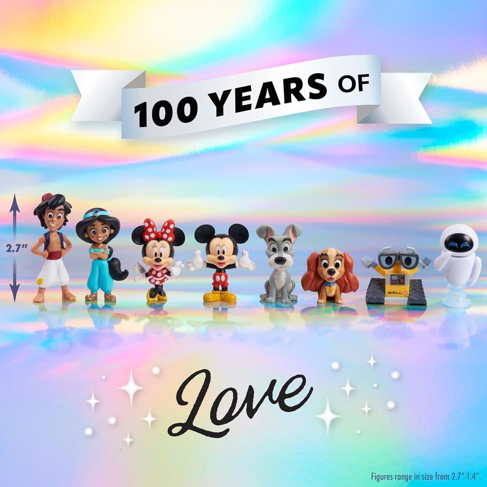 Disney - 100 Years Celebration Figures - Love - 8pcs