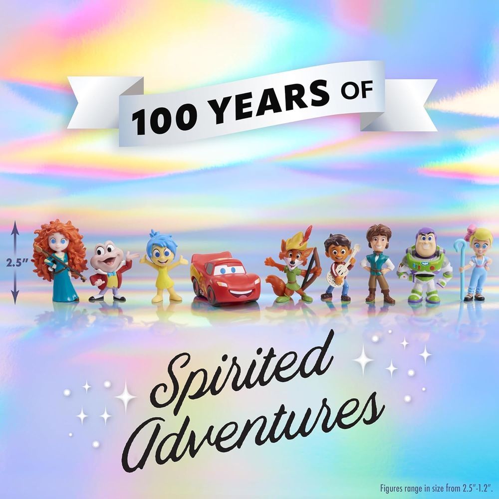 Disney - 100 Years Celebration Figures - Spirited Adventures - 9pcs