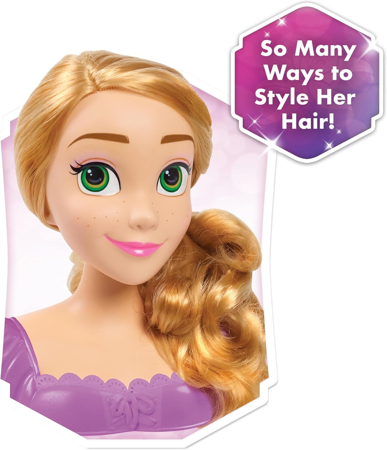 Disney - Princess Styling Head Kit - Rapunzel - 7 Pcs