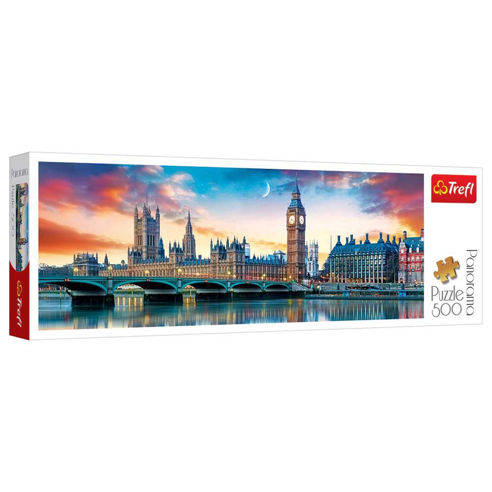 Trefl Puzzle - Panorama Big Ben & Palace Of Westminster London/Fotolia Puzzle - 500pcs