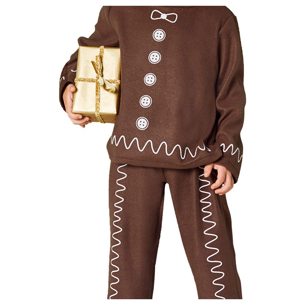 Mad Toys - Gingerbread Boy Christmas Costume - Brown