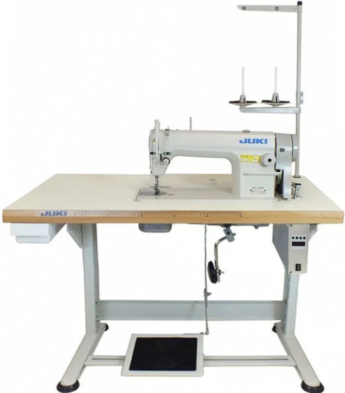 Juki - 1 Needle Lockstitch Sewing Machine & Table Stand Set 550 W - White