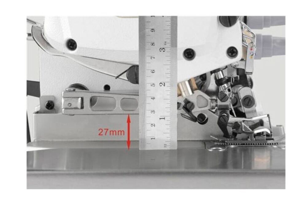 جاك - ماكينة خياطة الحواف أوفرلوك الصناعية عالية السرعة E4S-5 ذات 5 خيوط بمحرك دفع مباشر