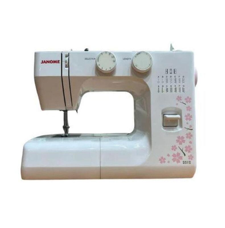 Janome - 2012 Sewing Machine With 12 Built In Stitches - White