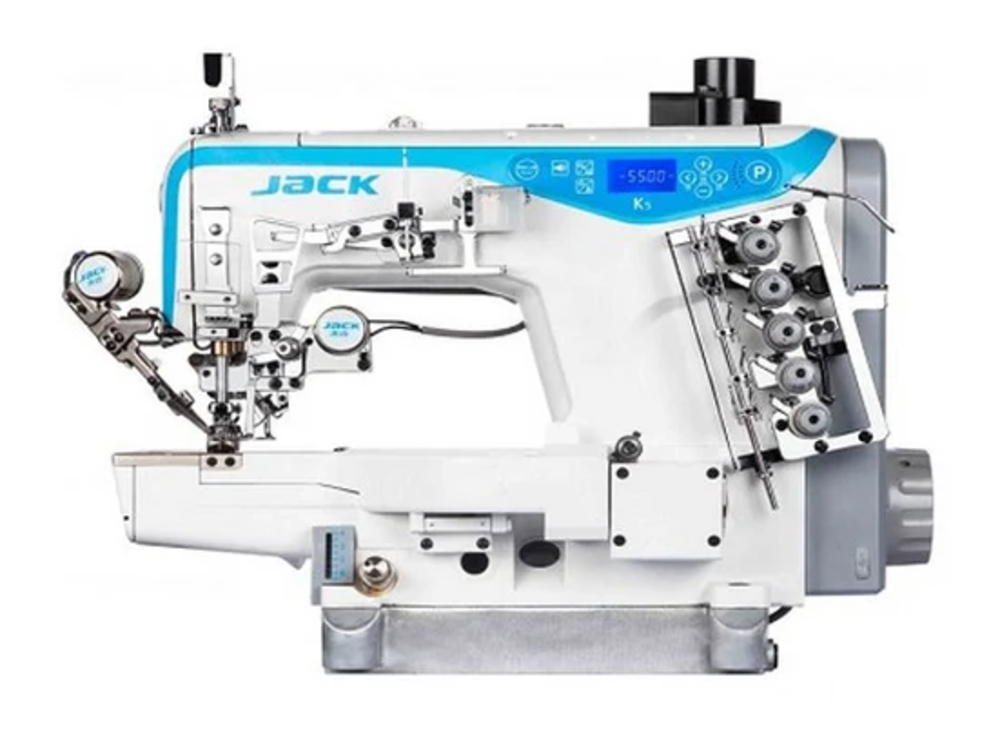 Jack - K5-D-01GBX356 Cylinder Bed Direct Drive Interlock Machine - White