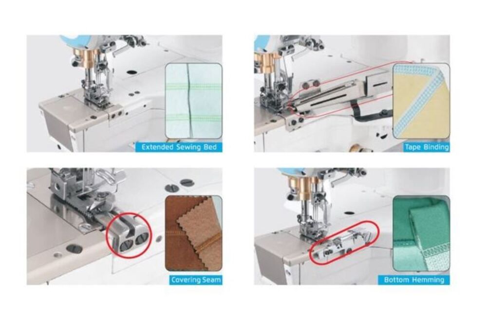 Jack - K5-UT-01GB-x356 Computerized Cylinder Bed Interlock Machine