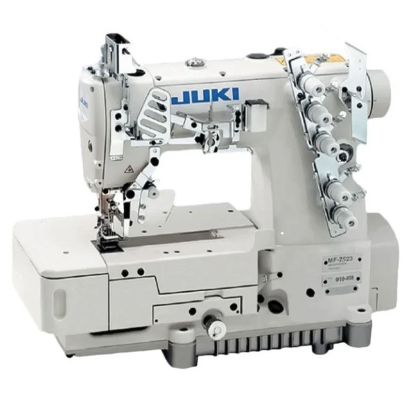 Juki - 3 Needle Flatbed Sewing Machine With Clutch Motor 250 W - White