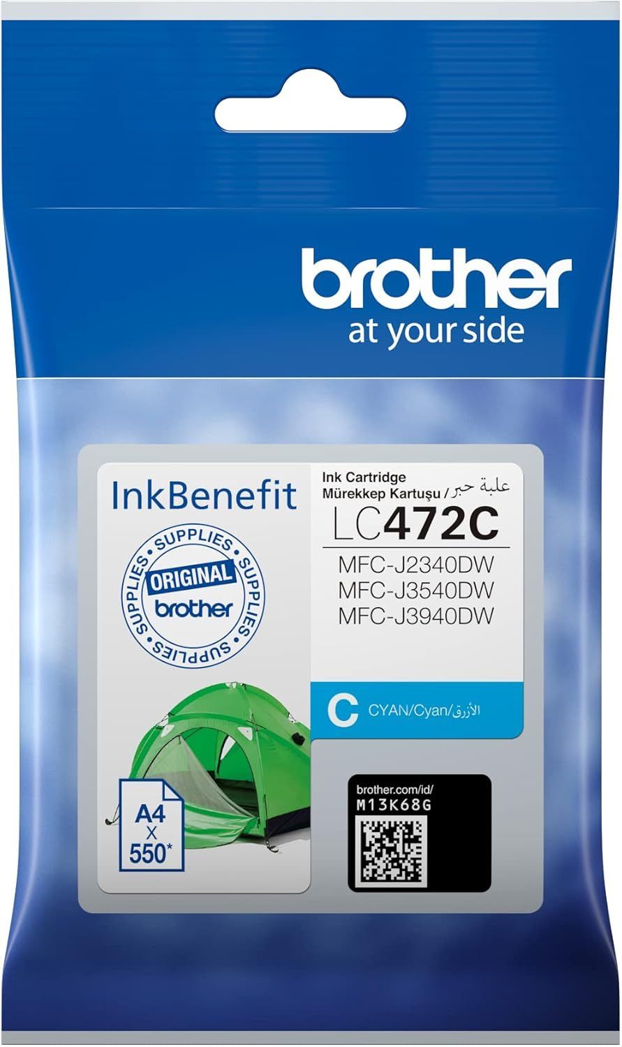 Brother - LC472 Ink Cartridge - Cyan