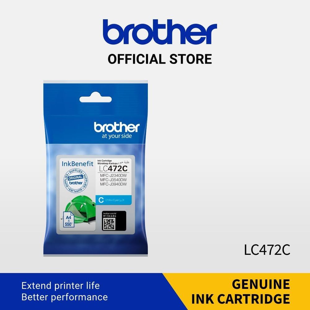 Brother - LC472 Ink Cartridge - Cyan