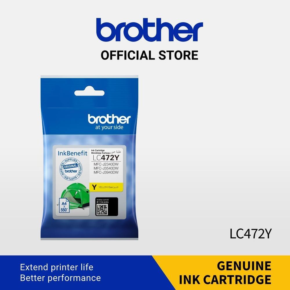 Brother - LC472 Ink Cartridge - Yellow