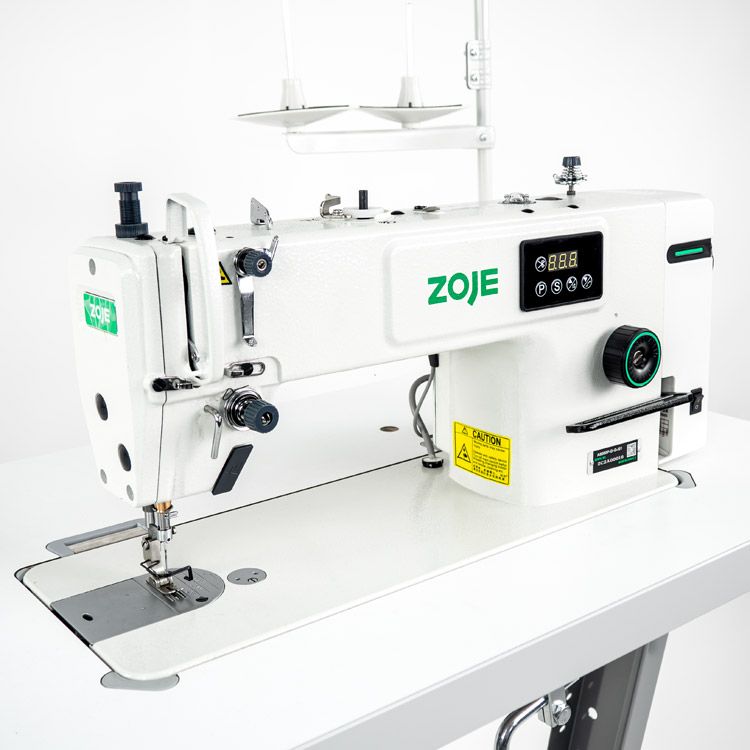 Zoje - A6000P-D-G-01 One Needle Lockstitch Machine With Table Stand - White