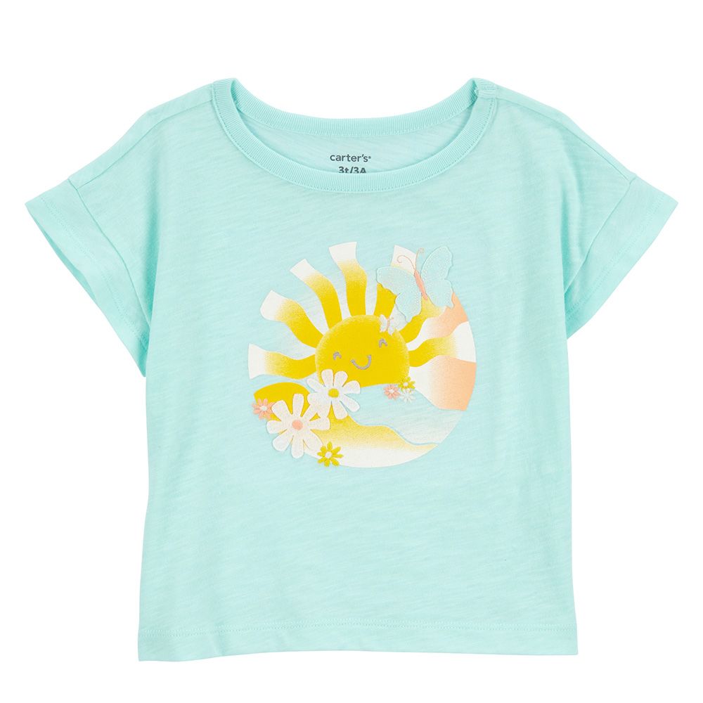 Carters - Girls Sunshine Tee - Blue