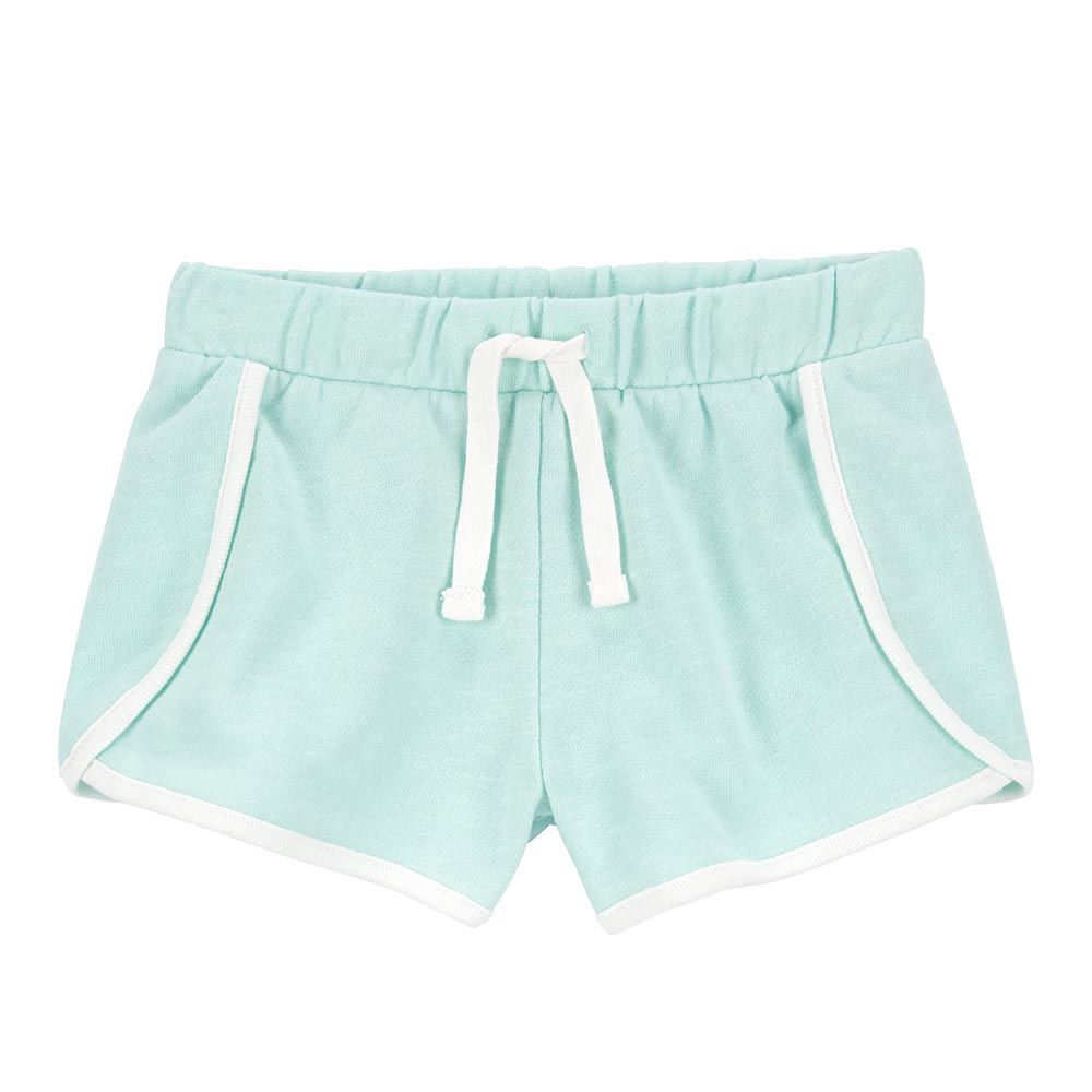 Carters - Girls Drawstring Active Shorts - Mint