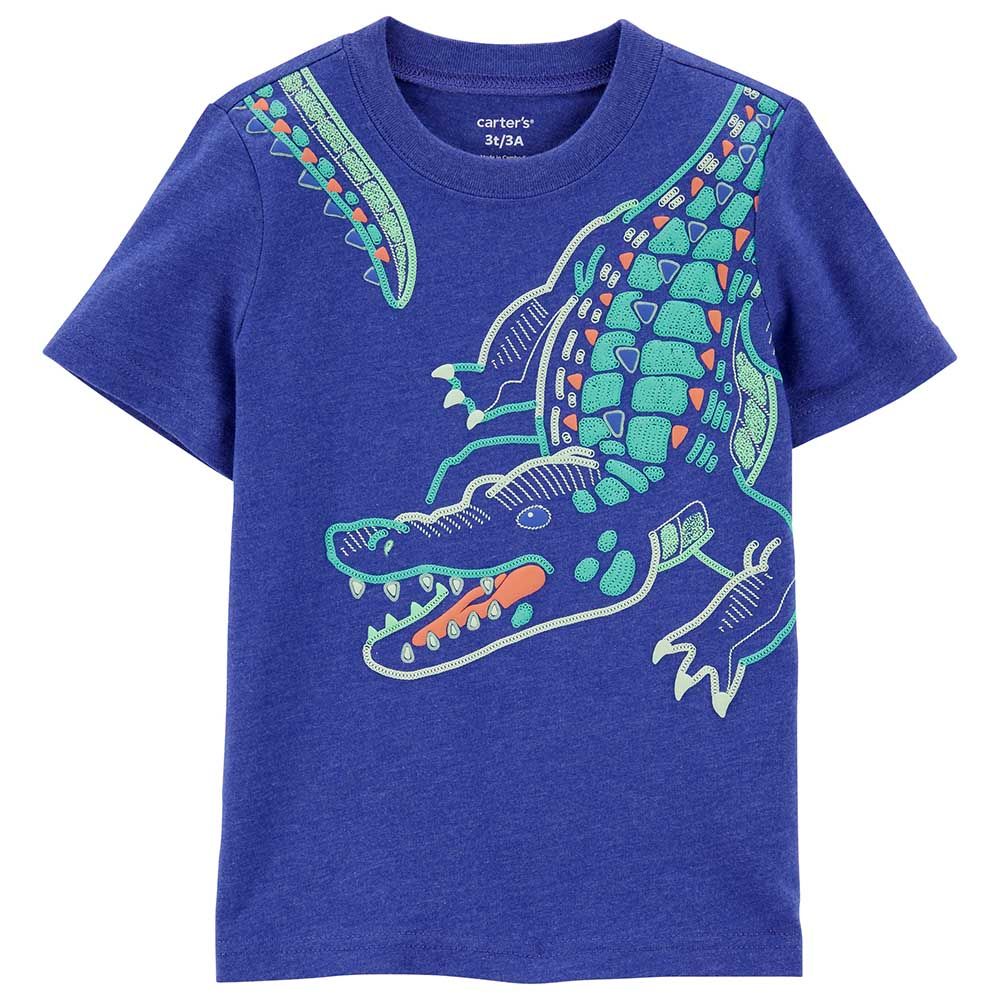 Carters - Toddlers Gator Jersey Tee - Blue