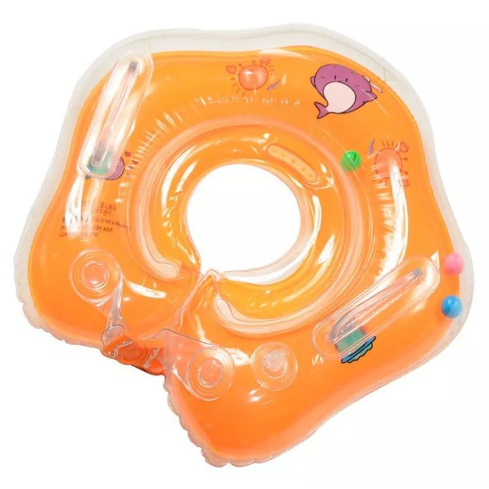 Pikkaboo - Iswimsafe Infant Neck Floater - Orange