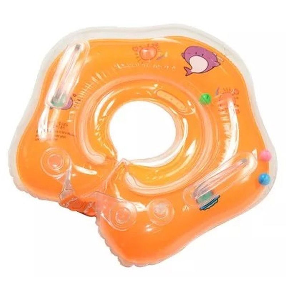 Pikkaboo - Iswimsafe Infant Neck Floater - Orange