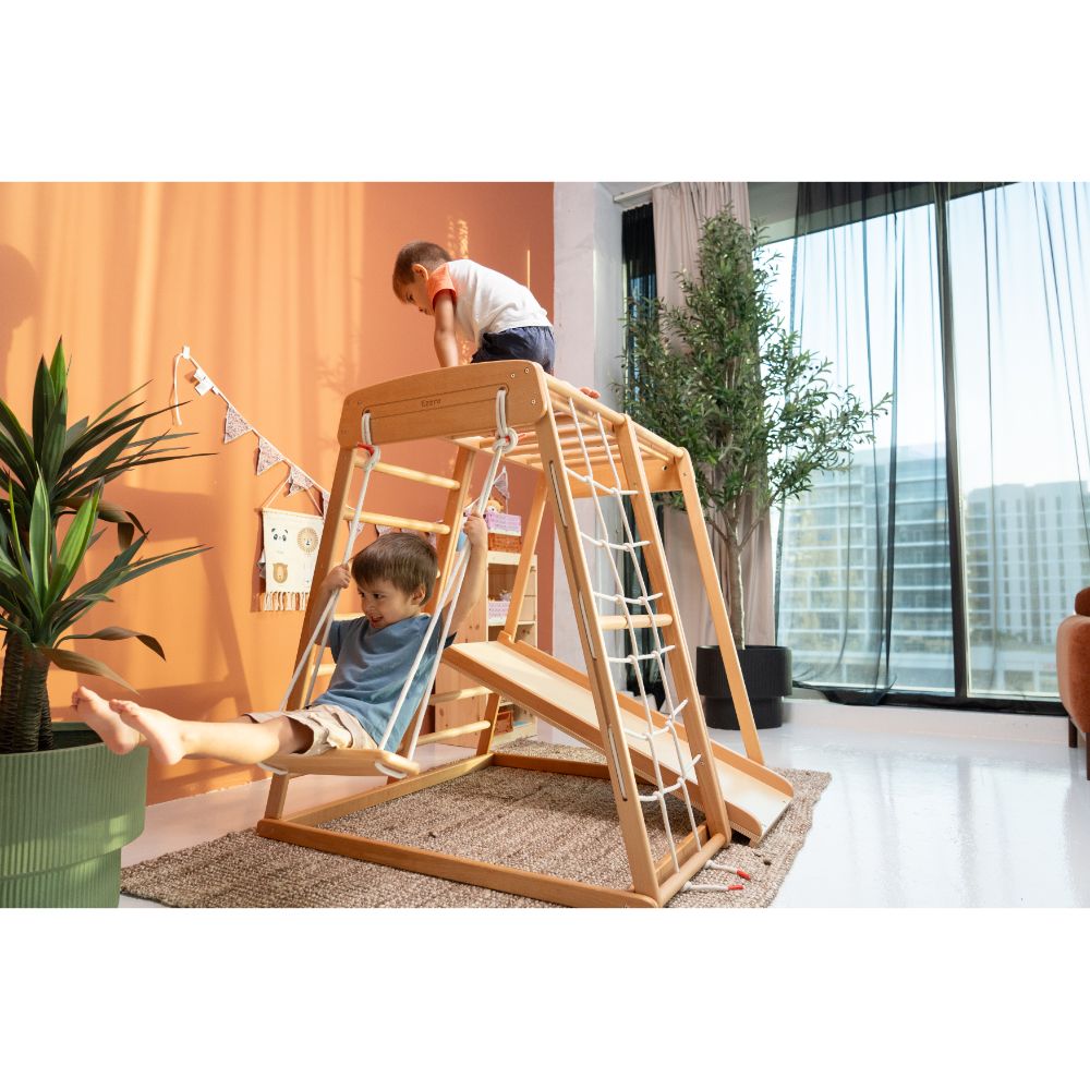 Ezzro - Natural Indoor Jungle Gym - Brown