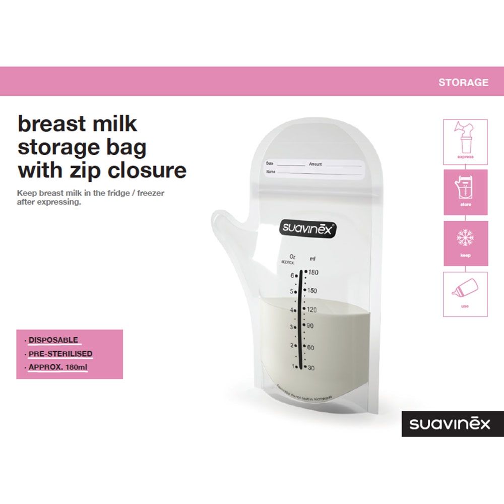 Suavinex - Breastmilk Storage Bags