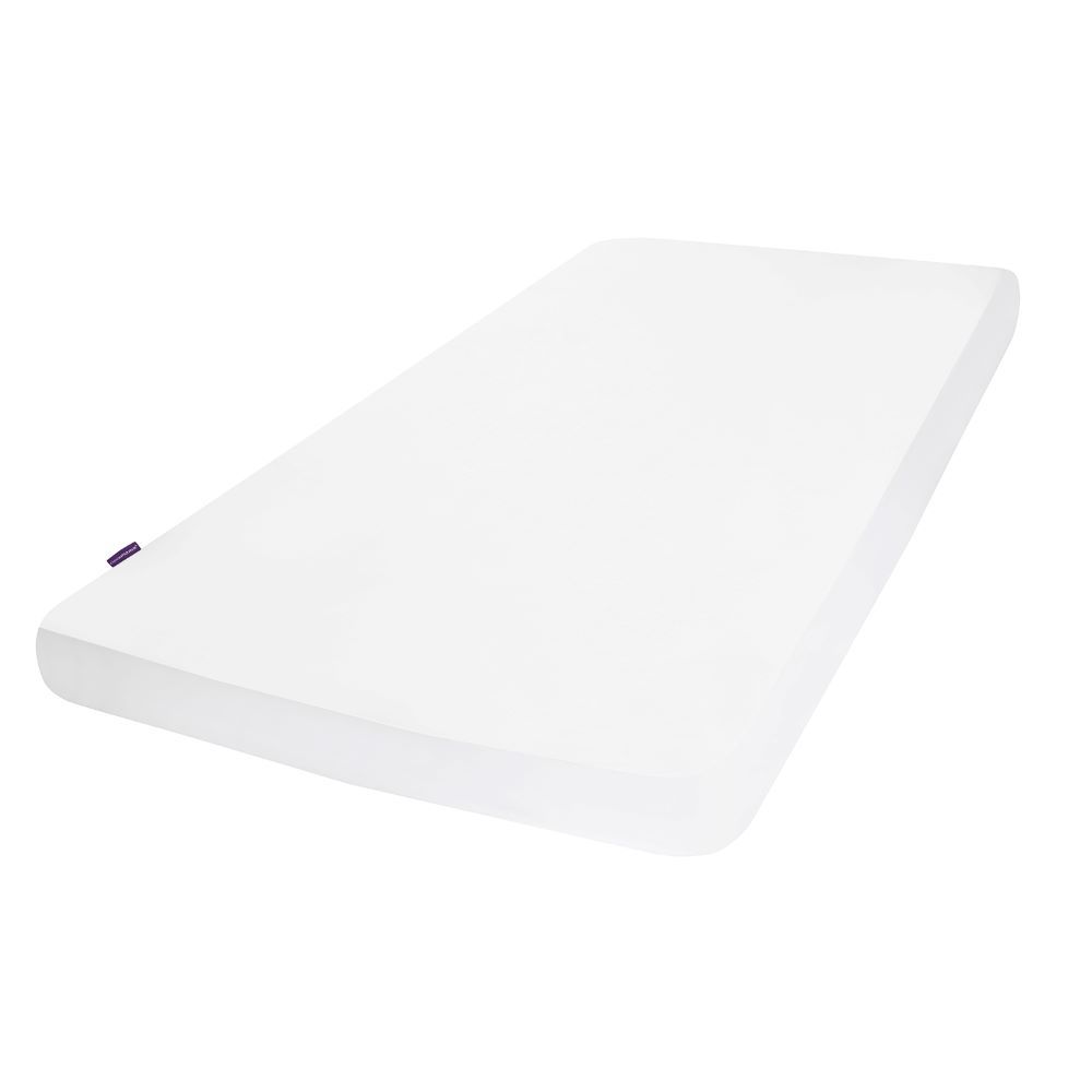 Clevamama Tencel Fitted Waterproof Mattress Protector for Bedside Crib - 46 x 83 x 20 cm, White