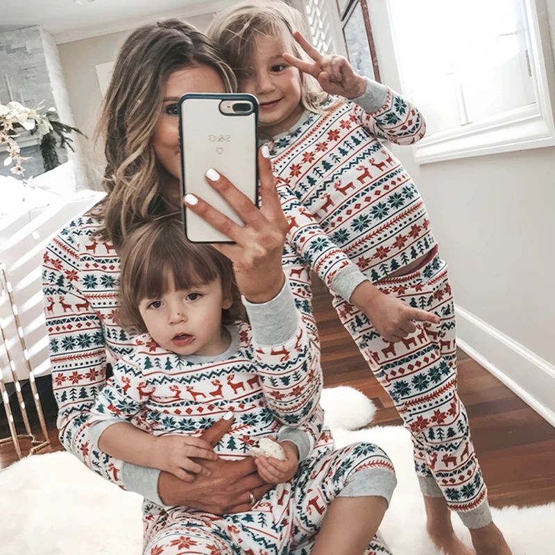 Matching Family Outfits - Matching Christmas Pyjamas For Family - Bundle of 4