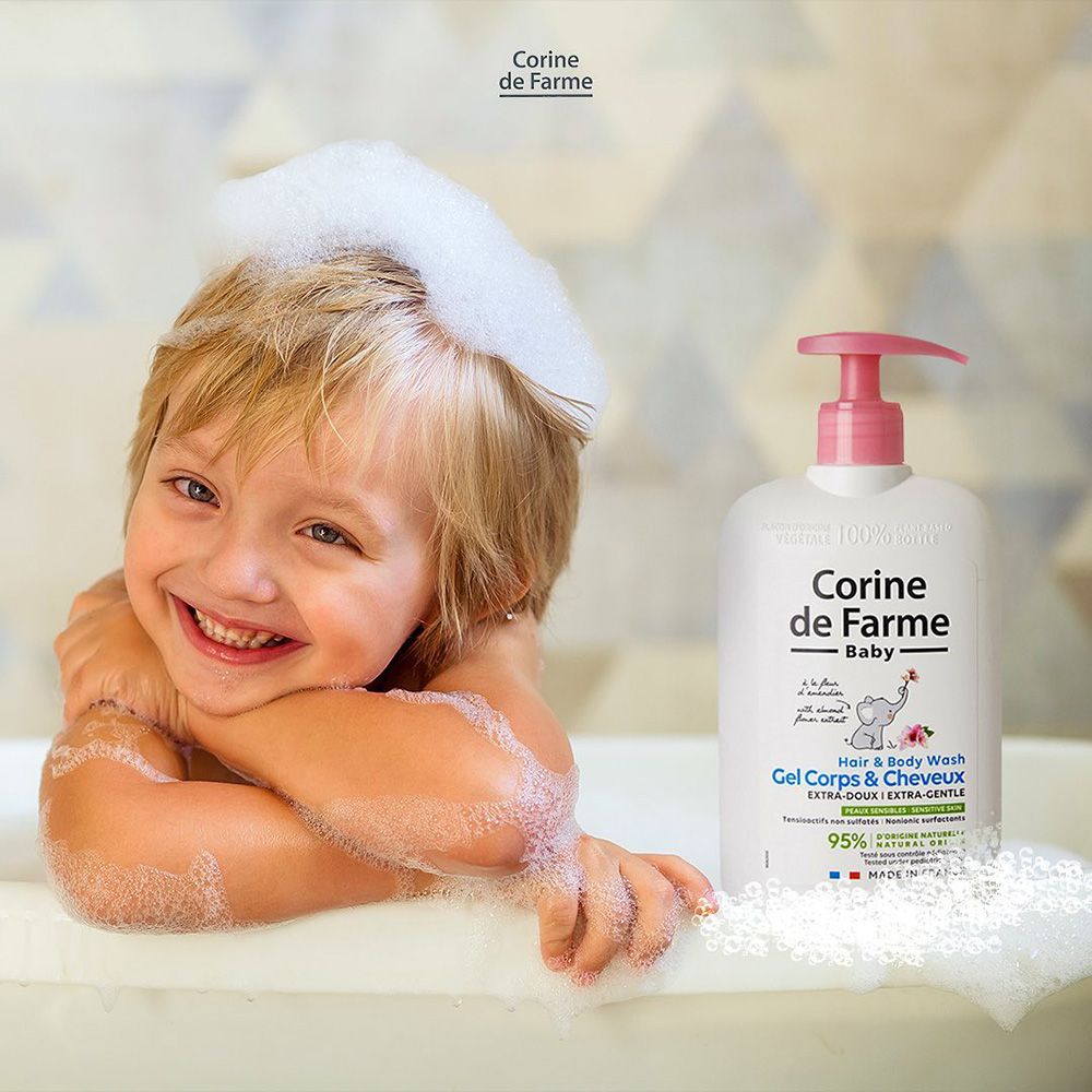 Corine De Farme - Extra Gentle Baby Hair & Body Wash 500ml