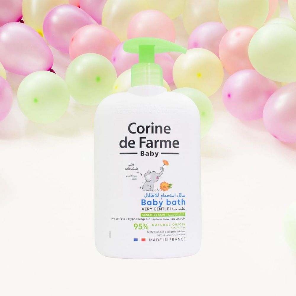 Corine De Farme - Baby Bath Sulfate Free 500ml 1pc - Assortment