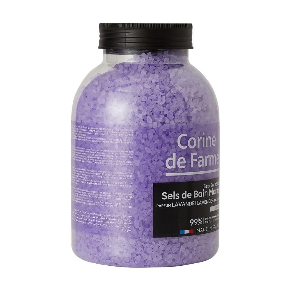 Corine De Farme - Bath Sea Salt Lavender 1.3kg