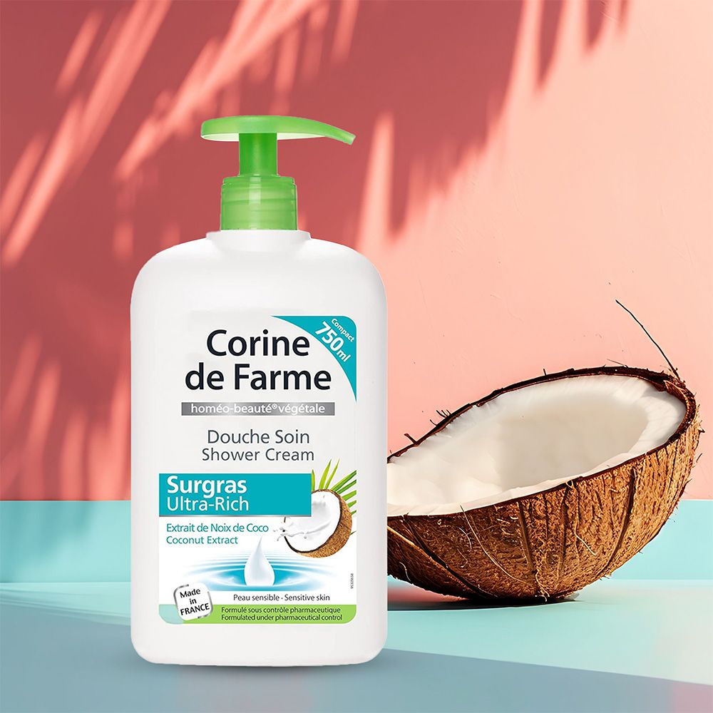 Corine De Farme UltraRich Coconut Extract Shower Cream 750ml