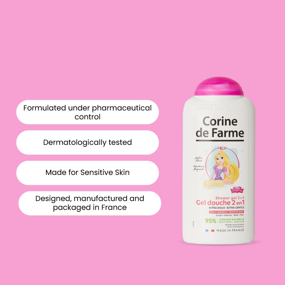 Corine De Farme - Hair & Body Shower Gel 300Ml - Princess