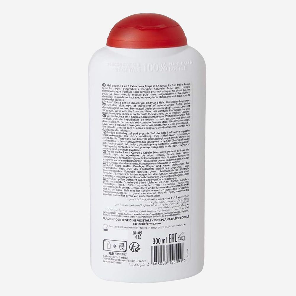 Corine De Farme - 2-In-1 Shower Gel 300Ml - Strawberry