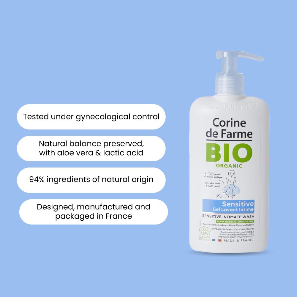 Corine De Farme - Bio Organic Sensitive Intimate Wash - 250ml