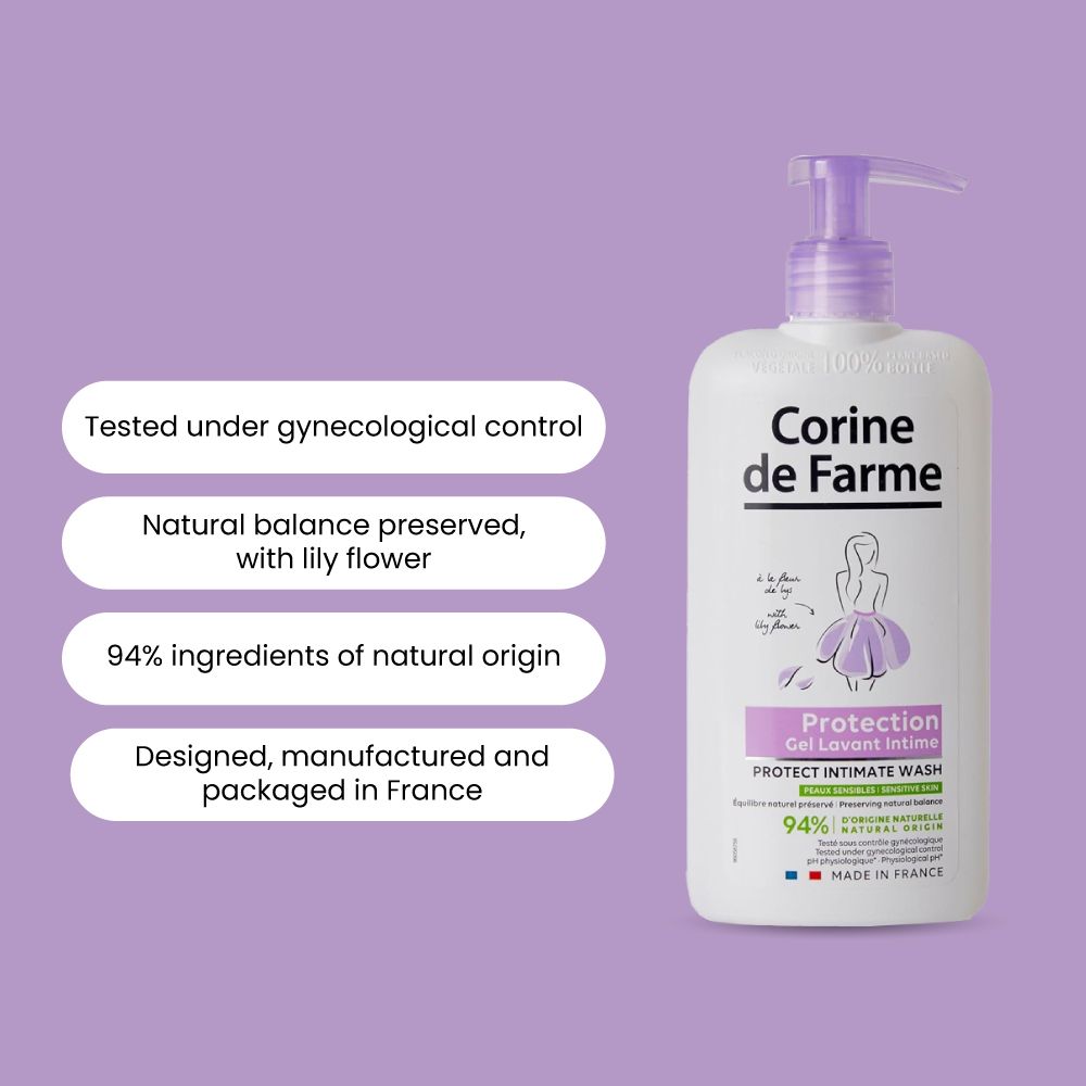 Corine De Farme Intimate Care Gel Protect Lily Flower 250ml