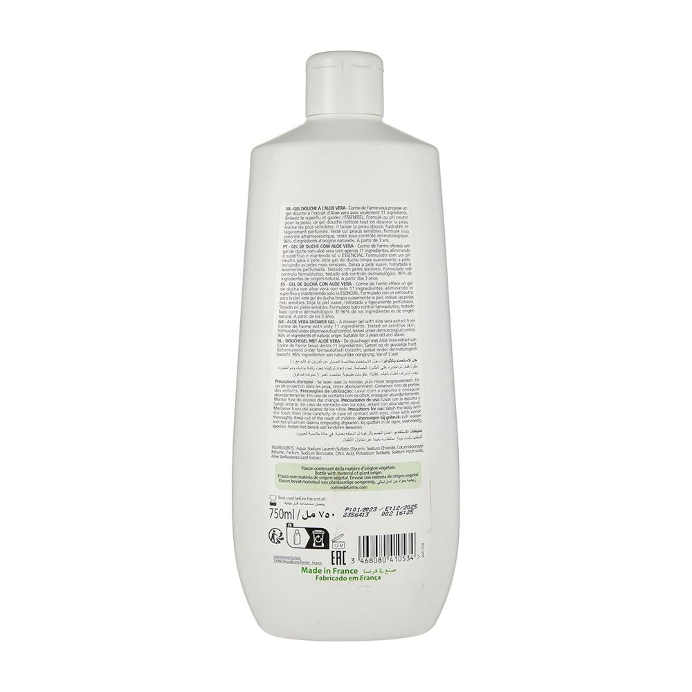 Corine De Farme - Aloe Vera Shower Gel Essential - 750ml