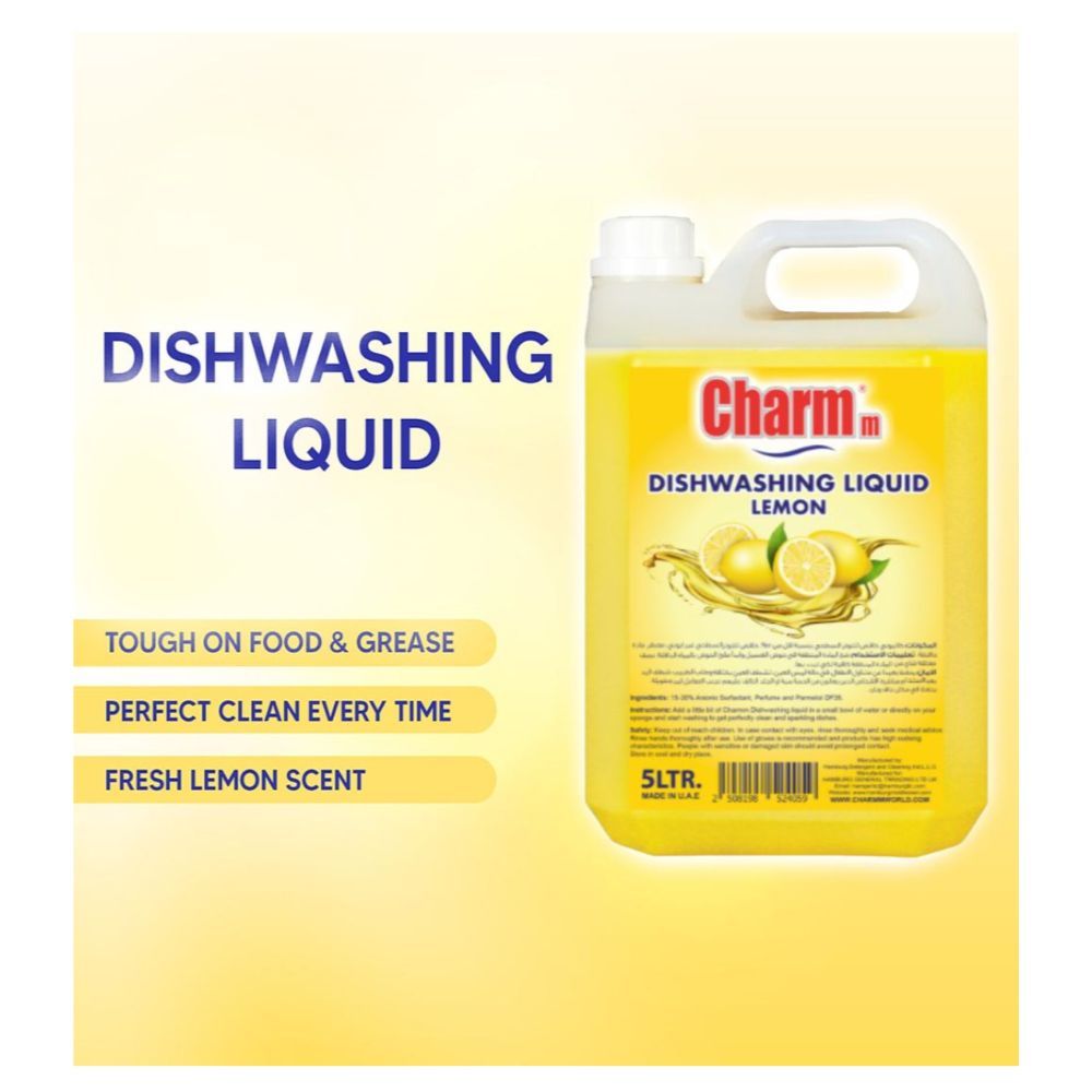 Charmm - Dish Washing Liquid Lemon 5L