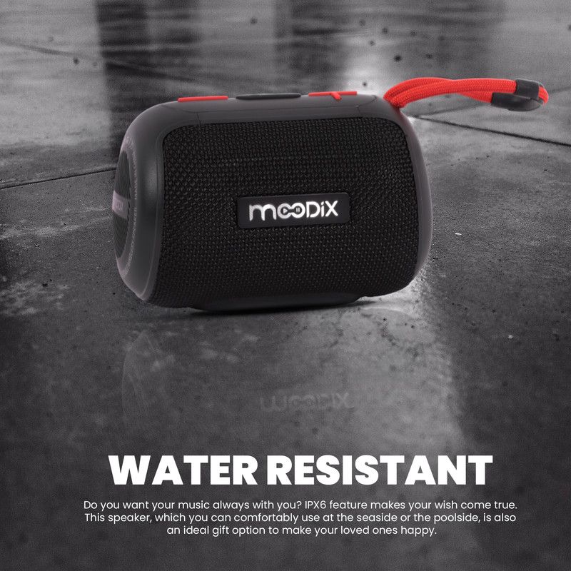 Moodix - HO23T10 Bluetooth Speaker - Black