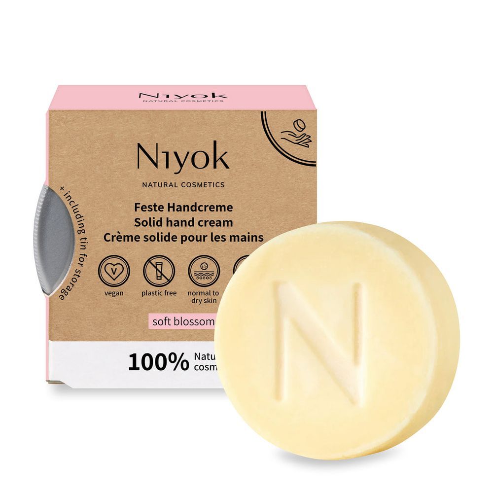 Niyok - Vegan Soft Blossom Natural Solid Hand Cream - 50g