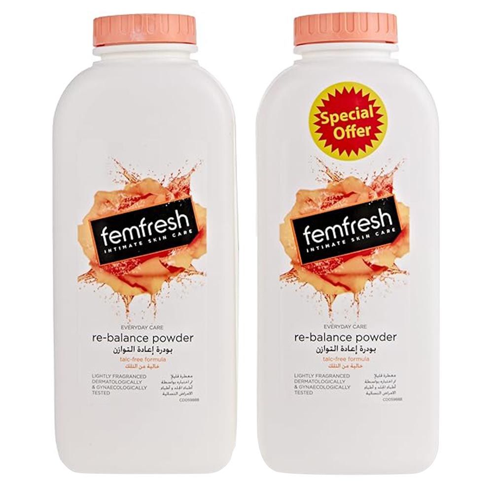 Femfresh - Everyday Care Re Balance Powder - 200g - Pack of 2