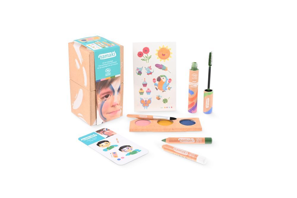 Namaki - Organic Face Paint All-in-One Makeup Box - Rainbow