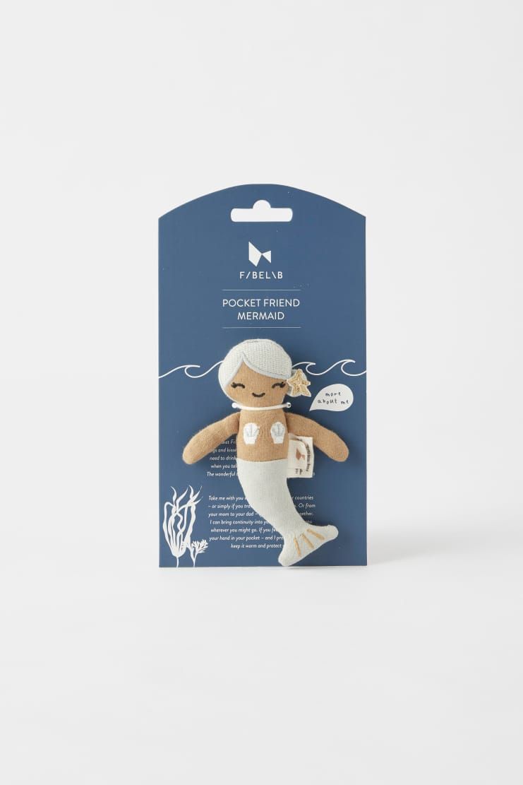 Fabelab - Pocket Friend Soft Doll - Mermaid