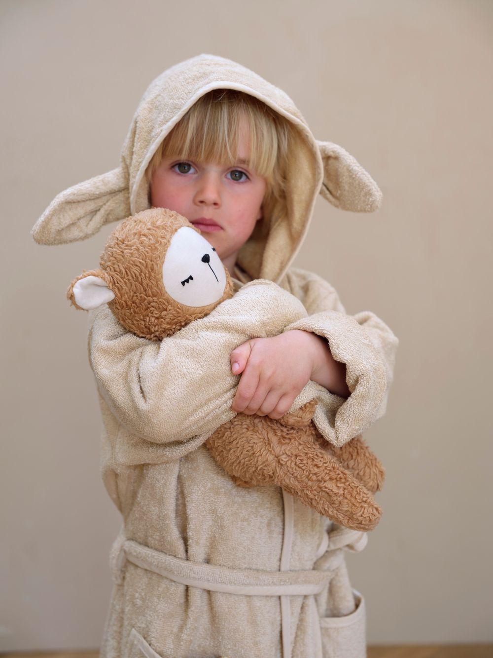 Fabelab - Bunny Junior Bathrobe - Wheat