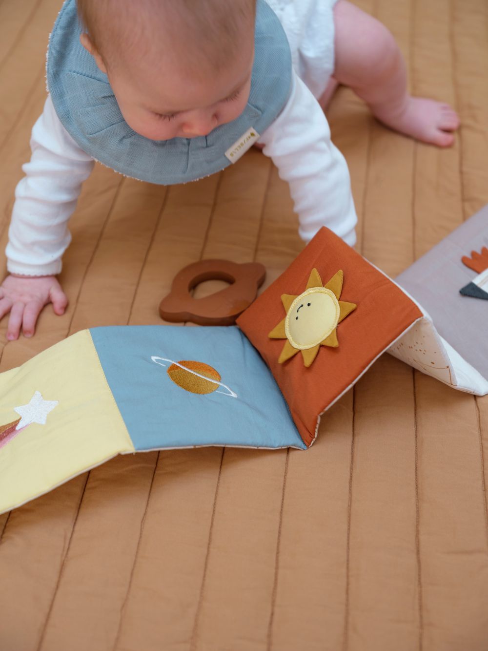 Fabelab - Organic Cotton Soft Baby Book - Space