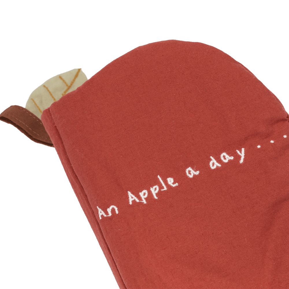 Fabelab - Organic Cotton Soft Baby Book - Red Apple