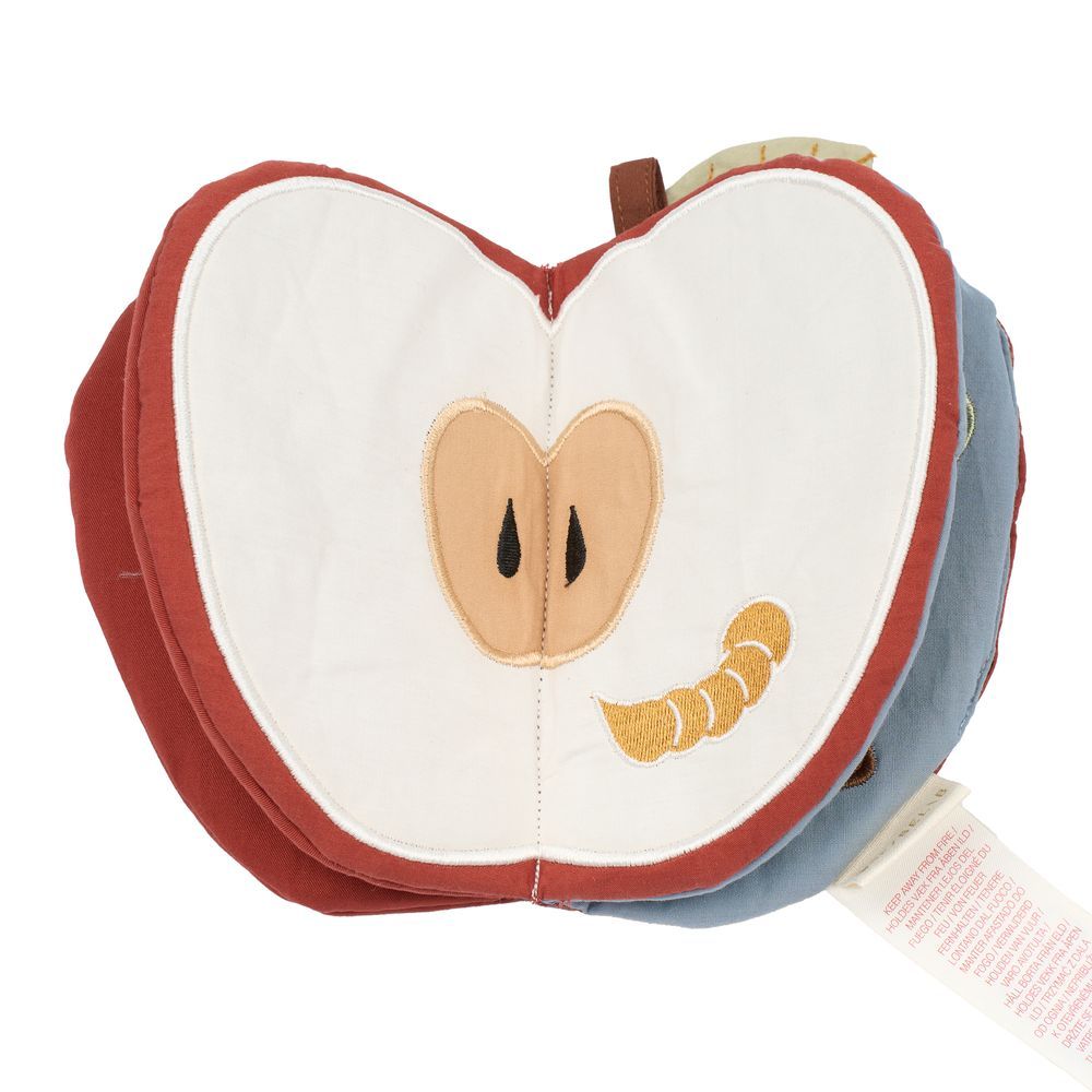 Fabelab - Organic Cotton Soft Baby Book - Red Apple