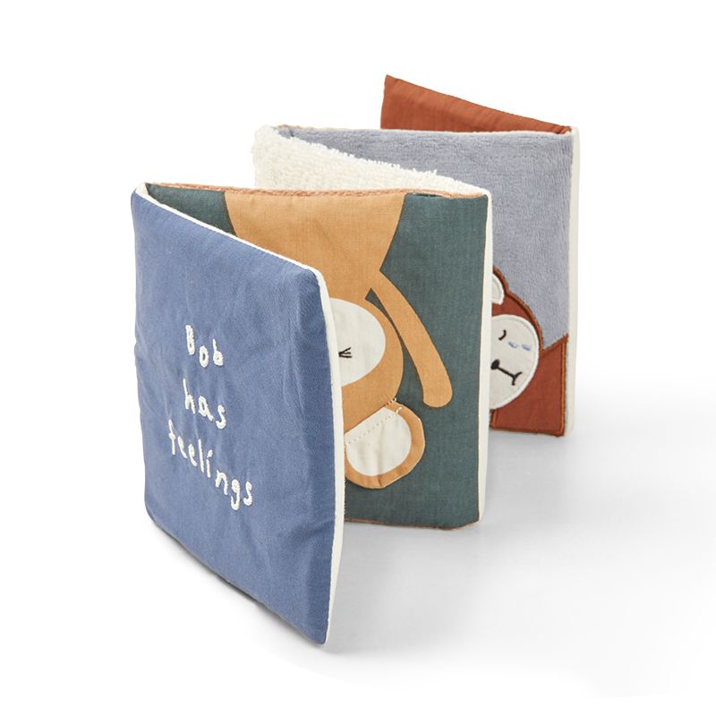 Fabelab - Organic Cotton Soft Baby Book - Bob Has Feelings