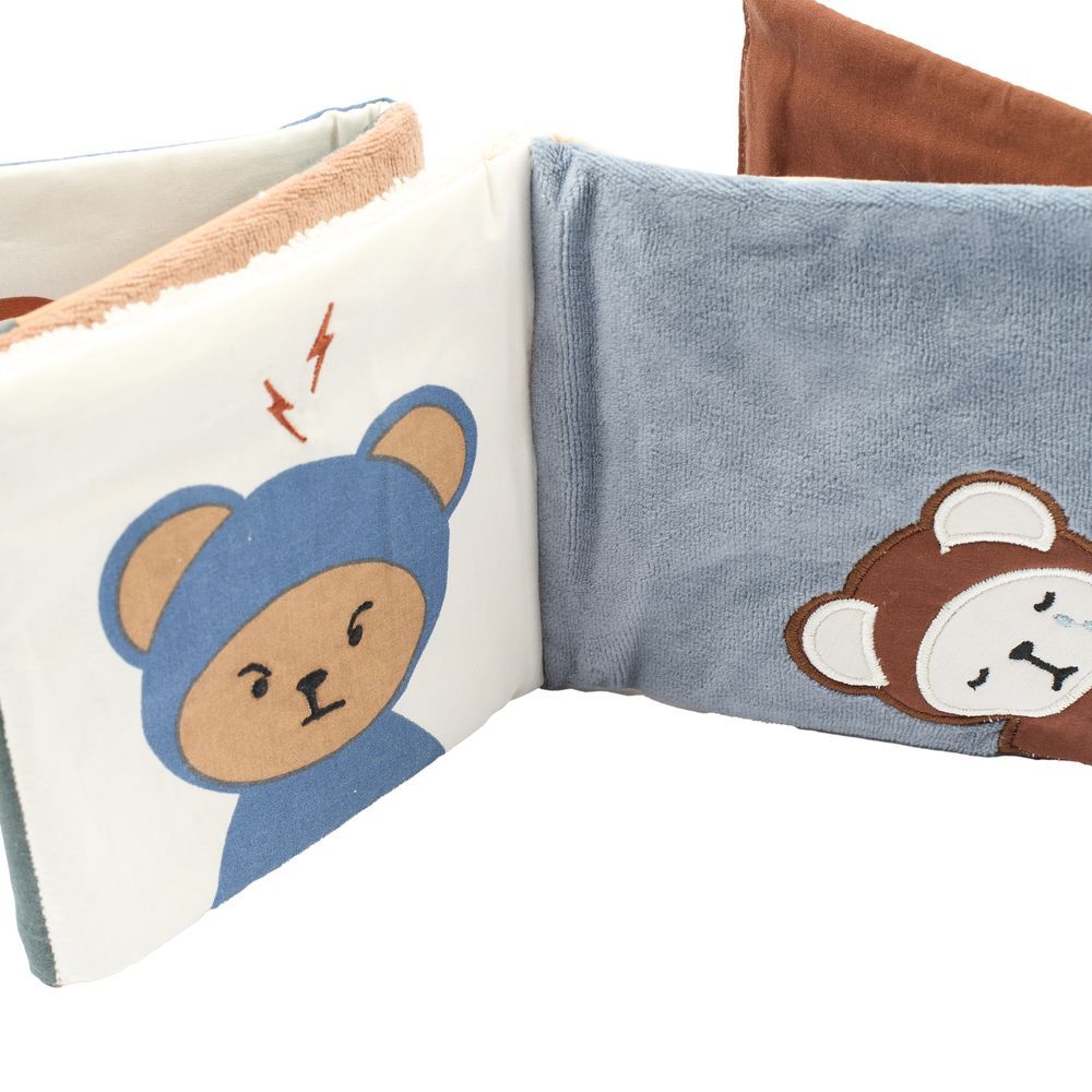 Fabelab - Organic Cotton Soft Baby Book - Bob Has Feelings