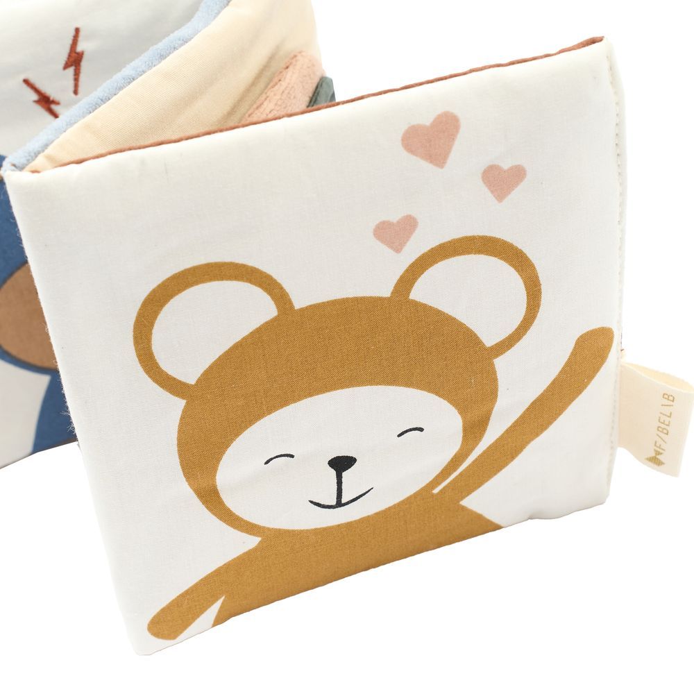 Fabelab - Organic Cotton Soft Baby Book - Bob Has Feelings