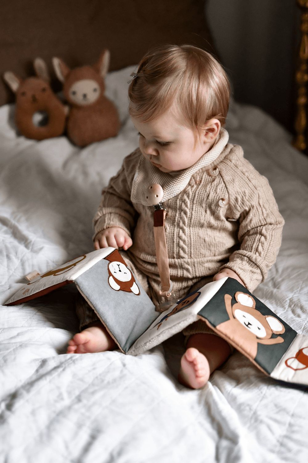 Fabelab - Organic Cotton Soft Baby Book - Bob Has Feelings