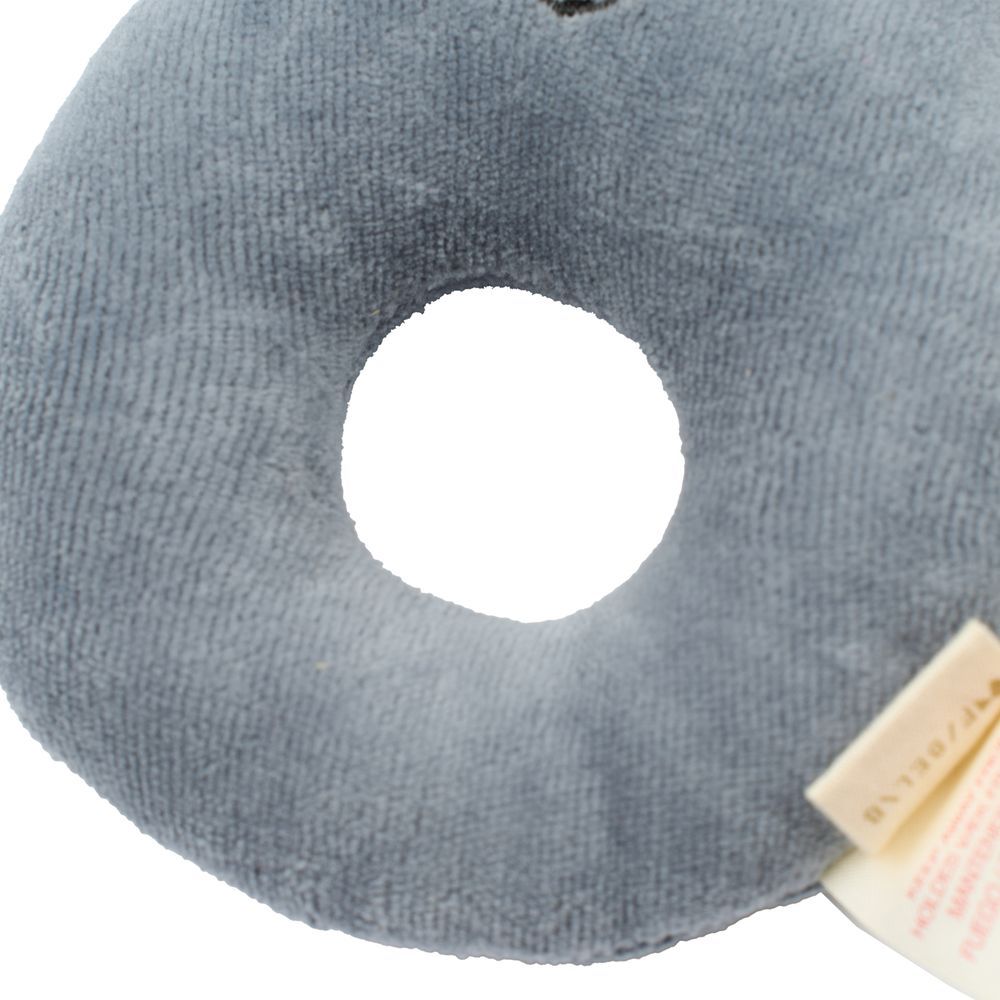 Fabelab - Organic Cotton Rattle Bear - Pigeon Blue