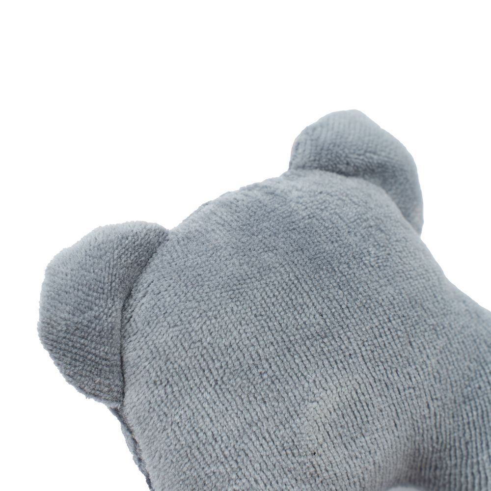 Fabelab - Organic Cotton Rattle Bear - Pigeon Blue