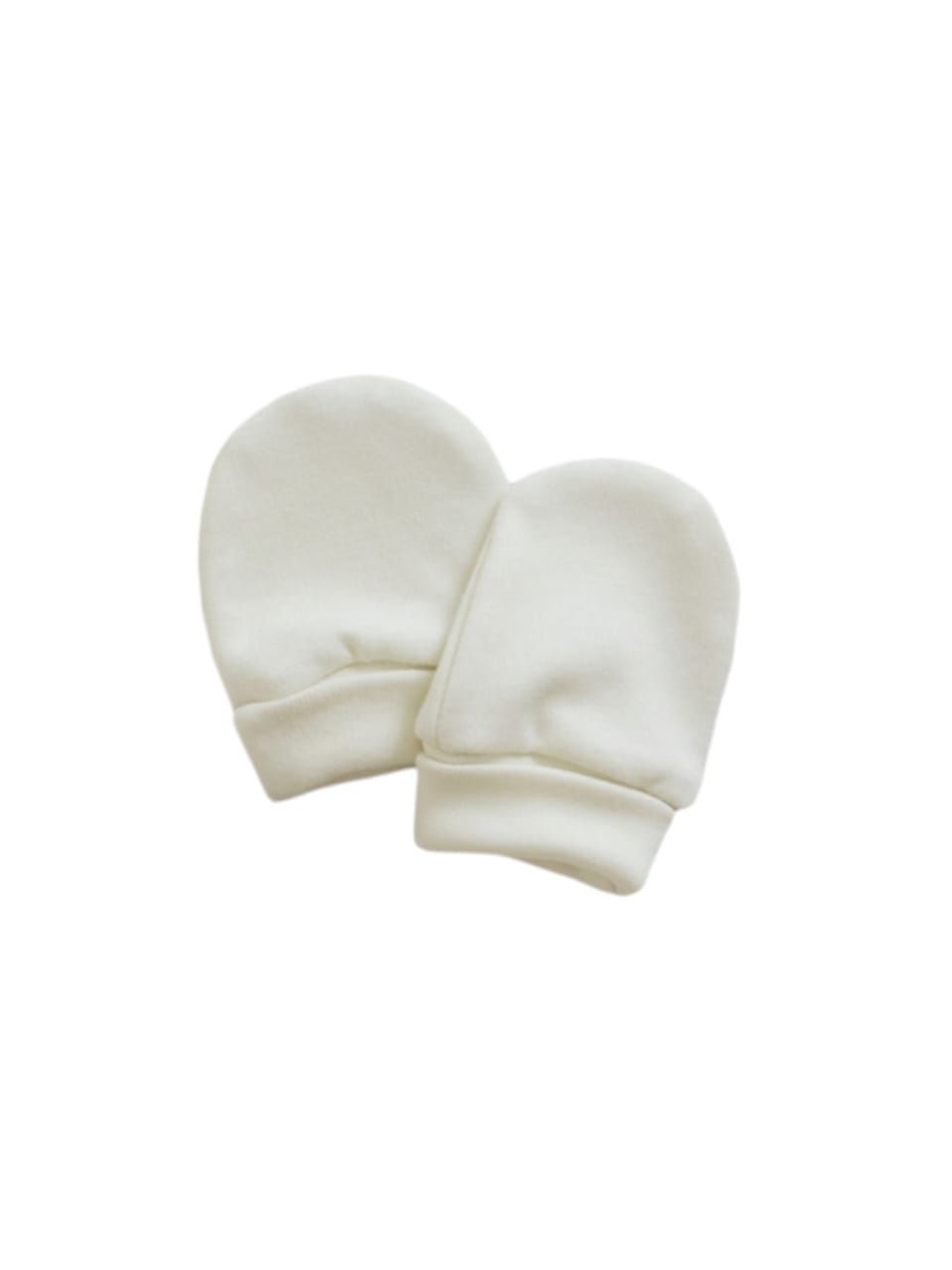 Gloop - Baby' Organic Hat And Gloves - White Pearl - 3 Pcs